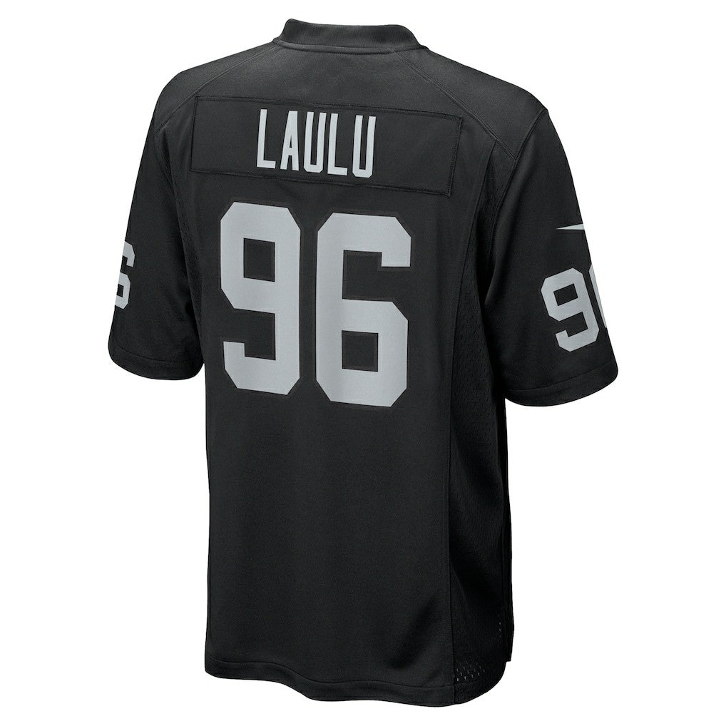 Nike Jonah Laulu Las Vegas Raiders Team Game Jersey Black