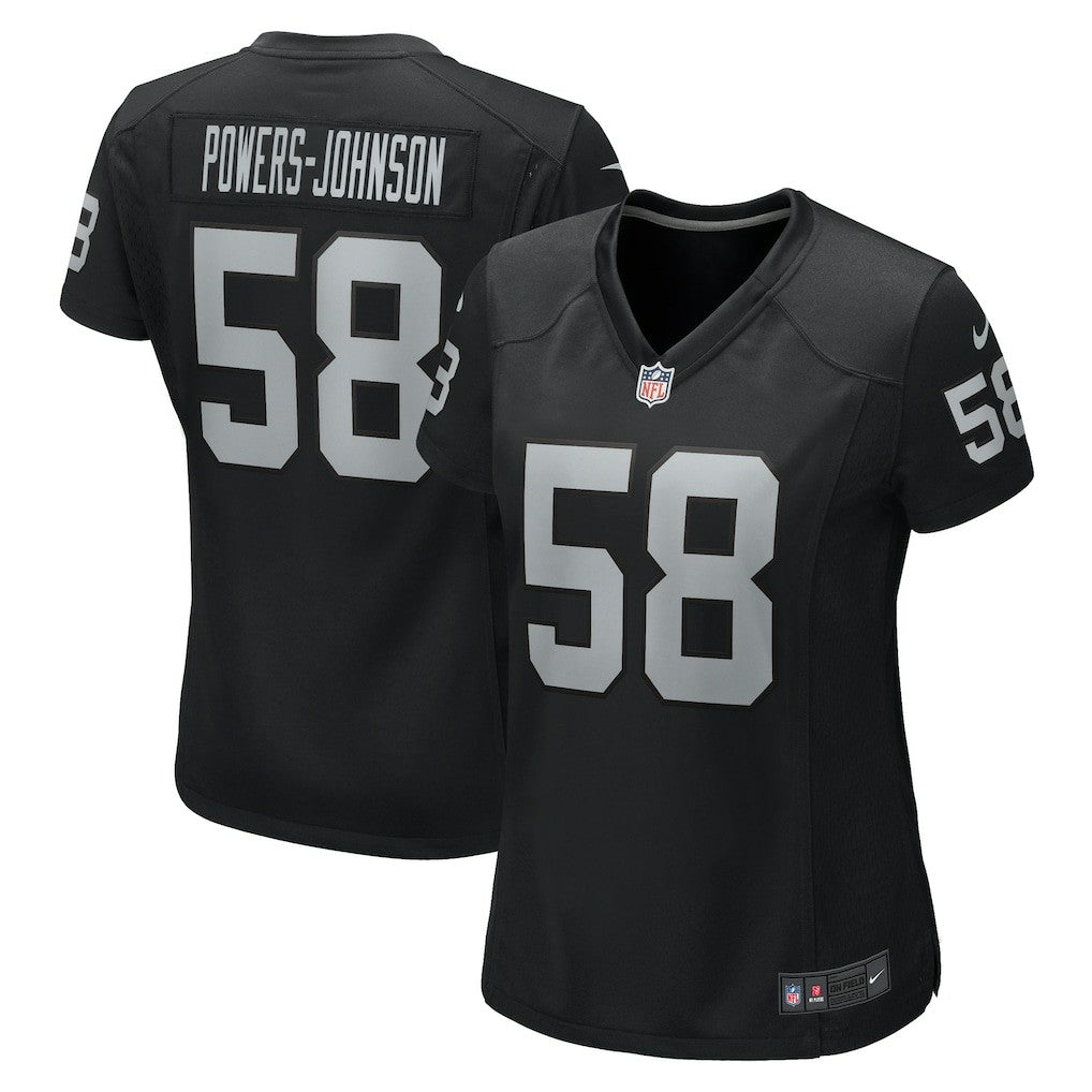 Nike Jackson Powers-Johnson Las Vegas Raiders Women's Game Jersey Black