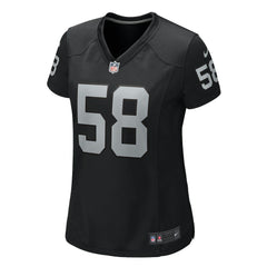 Nike Jackson Powers-Johnson Las Vegas Raiders Women's Game Jersey Black