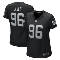 Nike Jonah Laulu Las Vegas Raiders Women's Game Jersey Black