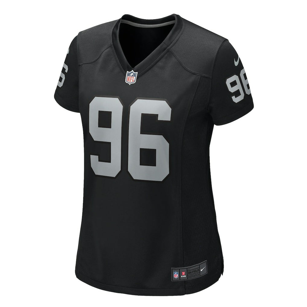 Nike Jonah Laulu Las Vegas Raiders Women's Game Jersey Black