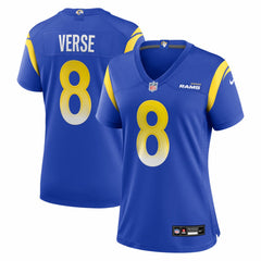 Nike Jared Verse Los Angeles Rams Women's Team Game Jersey Royal