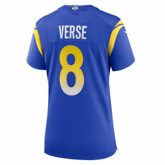 Nike Jared Verse Los Angeles Rams Women's Team Game Jersey Royal