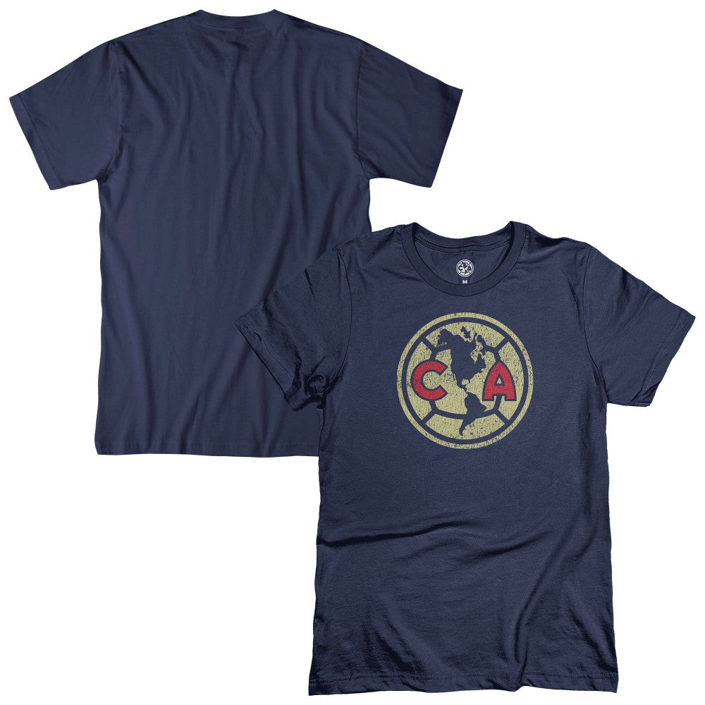 Club America 1863FC Color Badge T-Shirt Navy