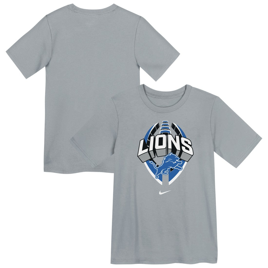 Nike Detroit Lions Preschool Icon Legend Dri-FIT T-Shirt Gray