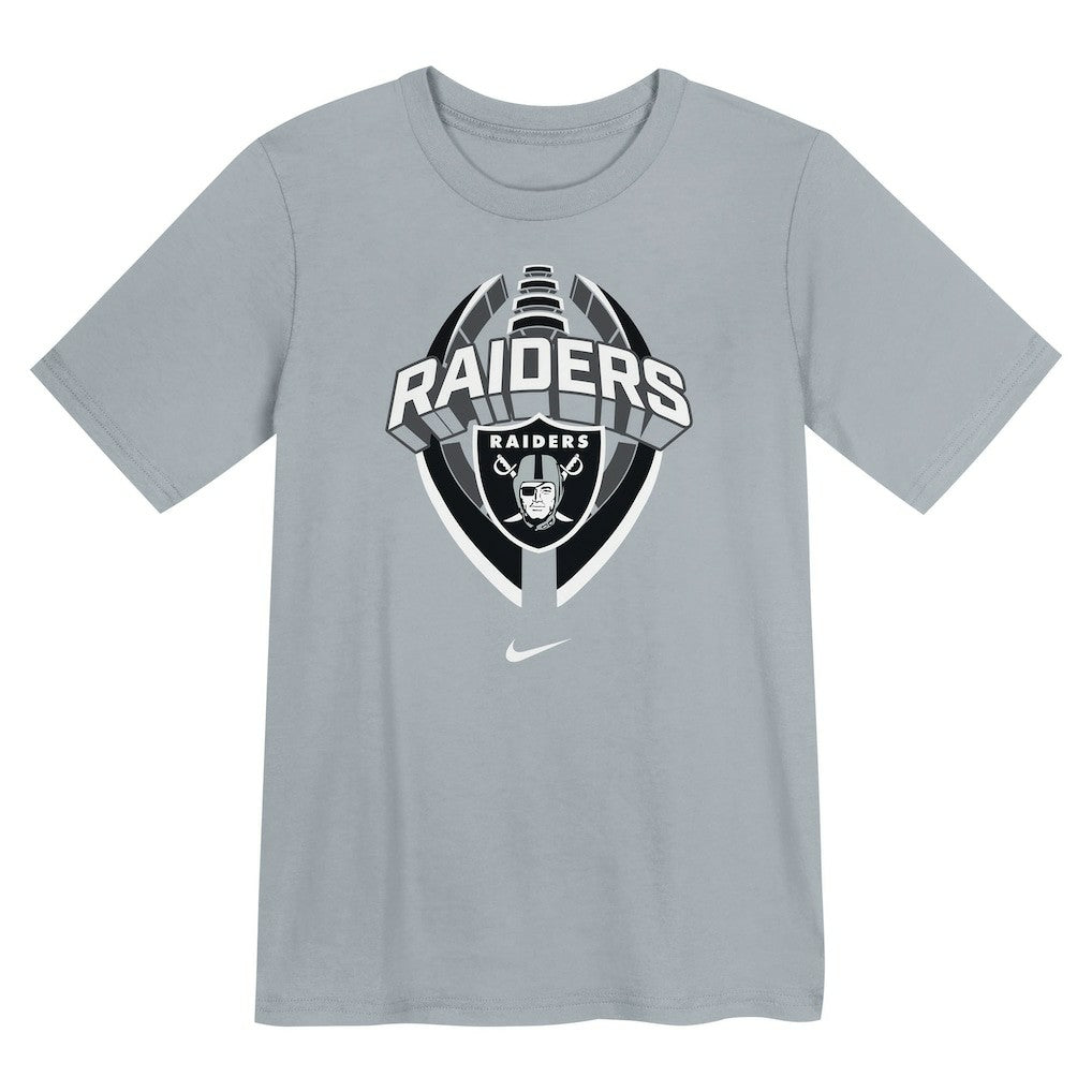 Nike Las Vegas Raiders Preschool Icon Legend Dri-FIT T-Shirt Gray