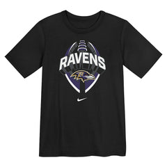 Nike Baltimore Ravens Preschool Icon Legend Dri-FIT T-Shirt Black