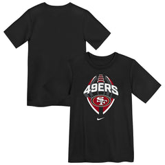 Nike San Francisco 49ers Preschool Icon Legend Dri-FIT T-Shirt Black