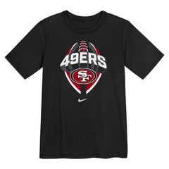 Nike San Francisco 49ers Preschool Icon Legend Dri-FIT T-Shirt Black