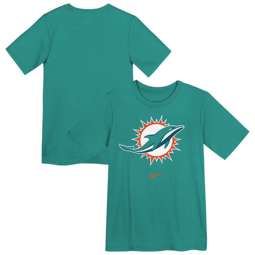 Nike Miami Dolphins Preschool Primary Logo Legend Performance T-Shirt Aqua