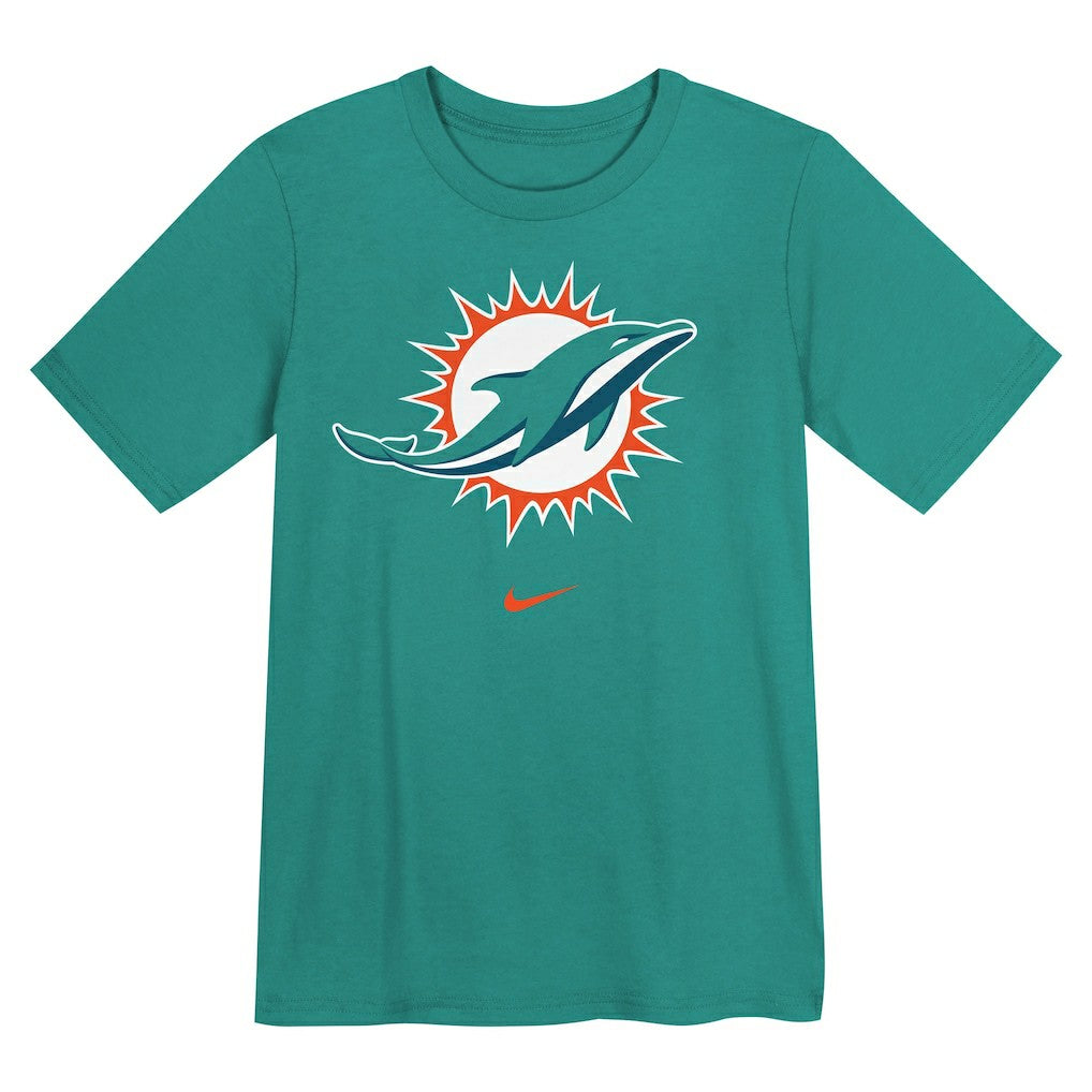 Nike Miami Dolphins Preschool Primary Logo Legend Performance T-Shirt Aqua