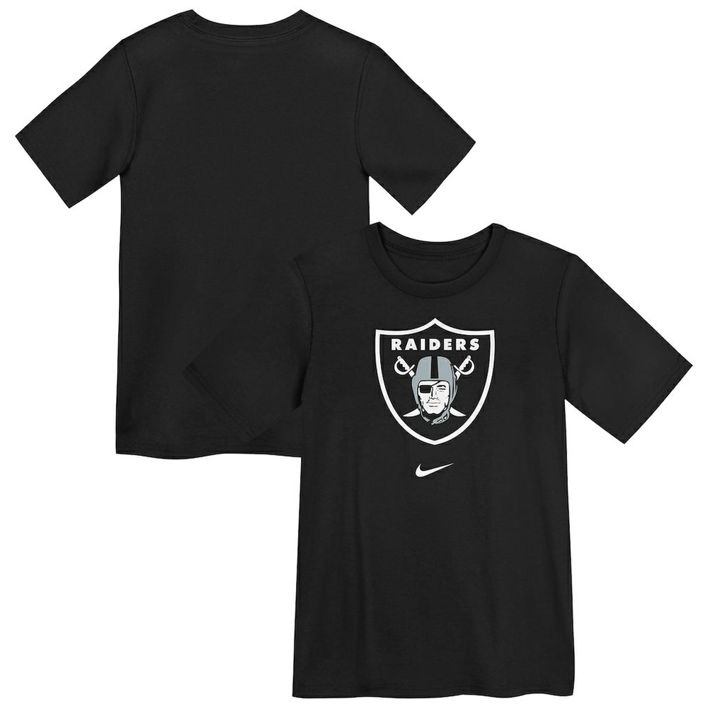 Nike Las Vegas Raiders Preschool Primary Logo Legend Performance T-Shirt Black