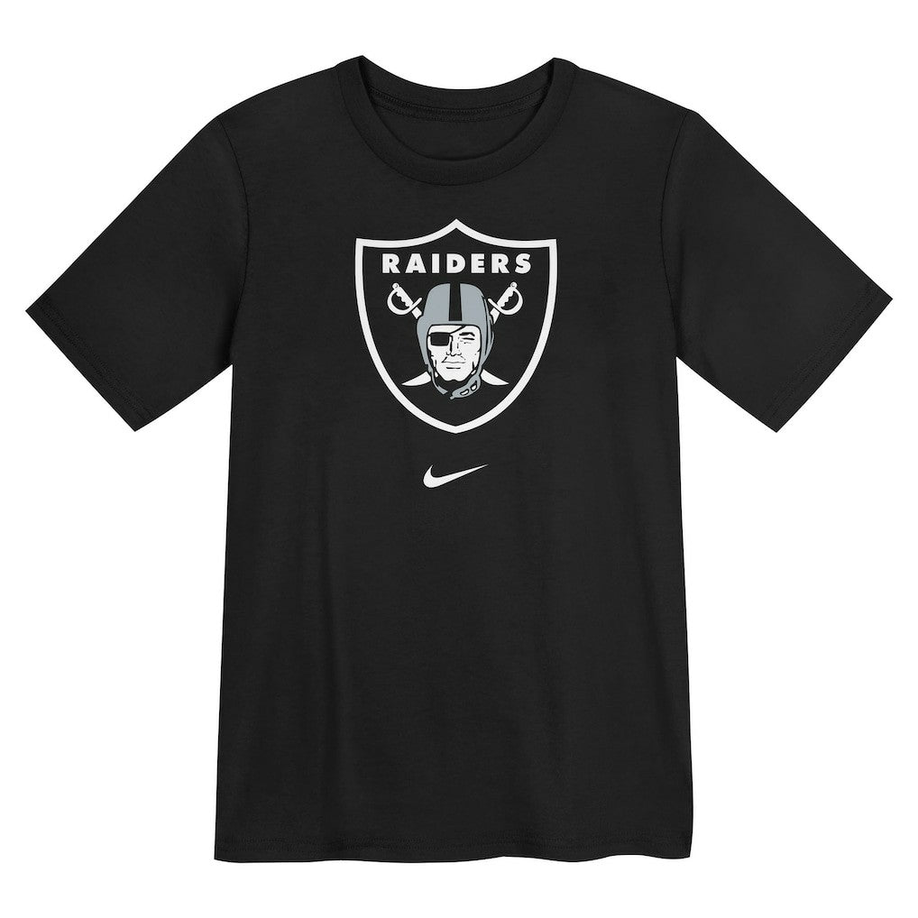Nike Las Vegas Raiders Preschool Primary Logo Legend Performance T-Shirt Black
