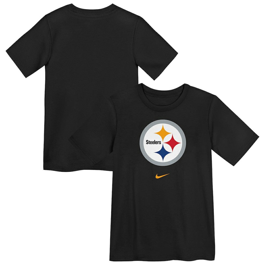 Nike Pittsburgh Steelers Preschool Primary Logo Legend Performance T-Shirt Black