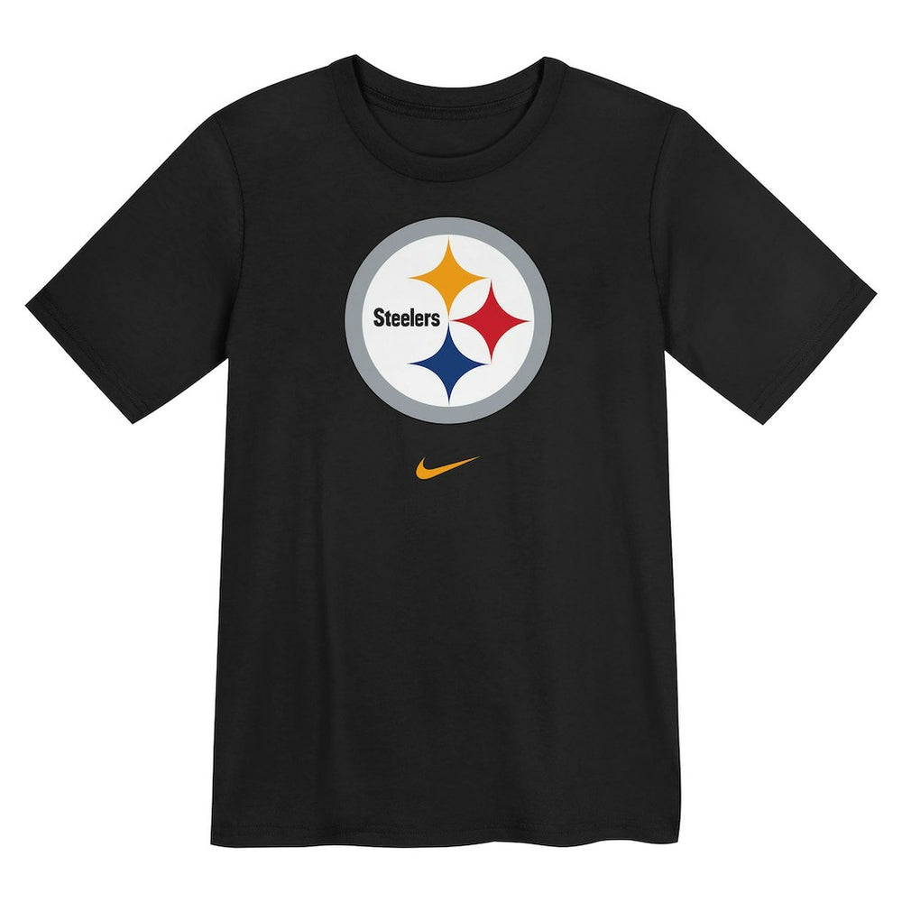 Nike Pittsburgh Steelers Preschool Primary Logo Legend Performance T-Shirt Black