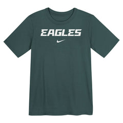 Nike Philadelphia Eagles Preschool Wordmark T-Shirt Midnight Green
