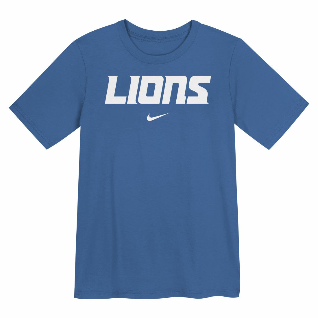 Nike Detroit Lions Preschool Wordmark T-Shirt Blue