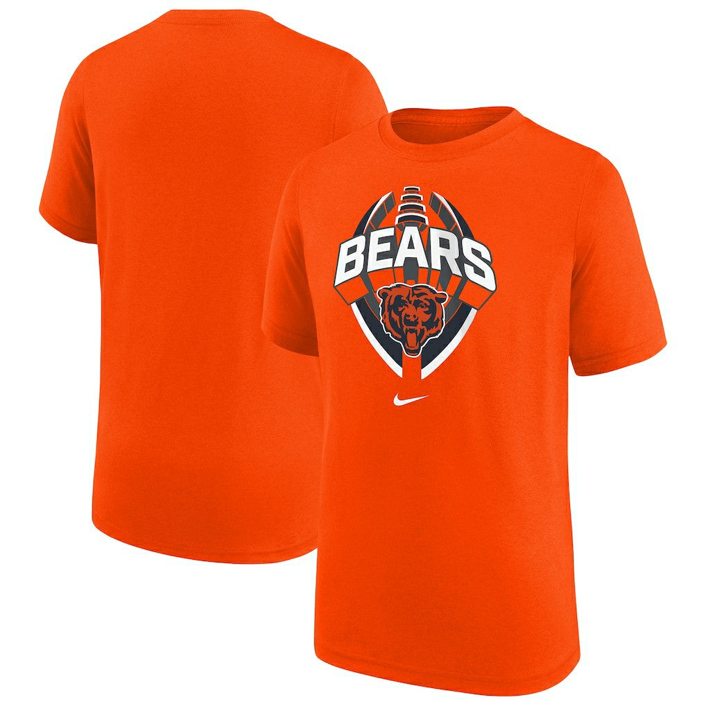 Nike Chicago Bears Youth Icon Legend T-Shirt Orange