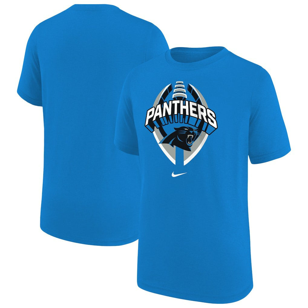 Nike Carolina Panthers Youth Icon Legend T-Shirt Blue