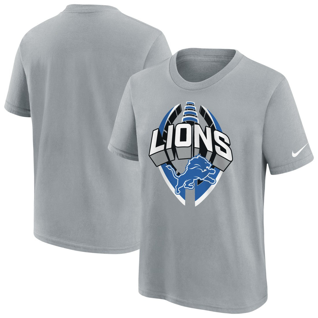 Nike Detroit Lions Youth Icon Legend T-Shirt Gray