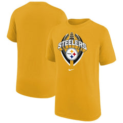 Nike Pittsburgh Steelers Youth Icon Legend T-Shirt Gold