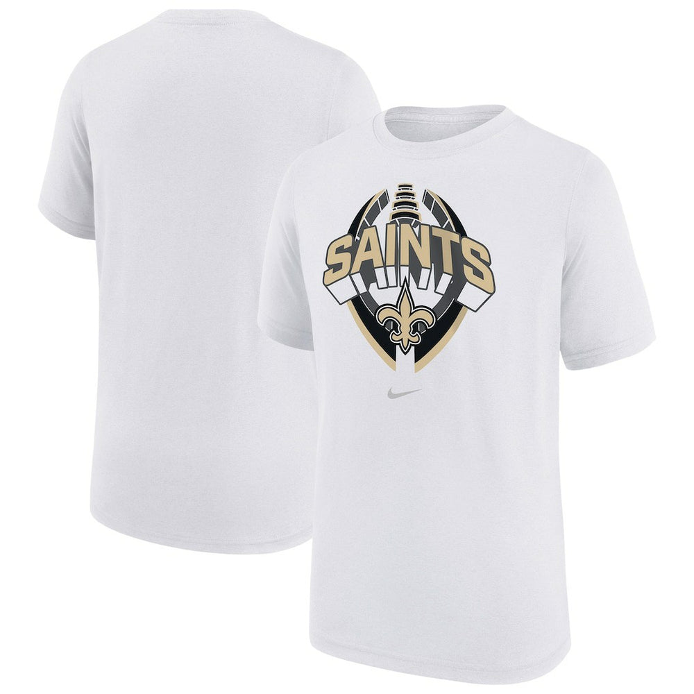 Nike New Orleans Saints Youth Icon Legend T-Shirt White
