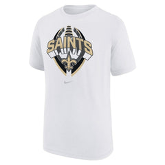 Nike New Orleans Saints Youth Icon Legend T-Shirt White