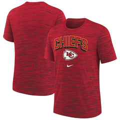 Nike Kansas City Chiefs Youth Sideline Velocity Performance T-Shirt Red
