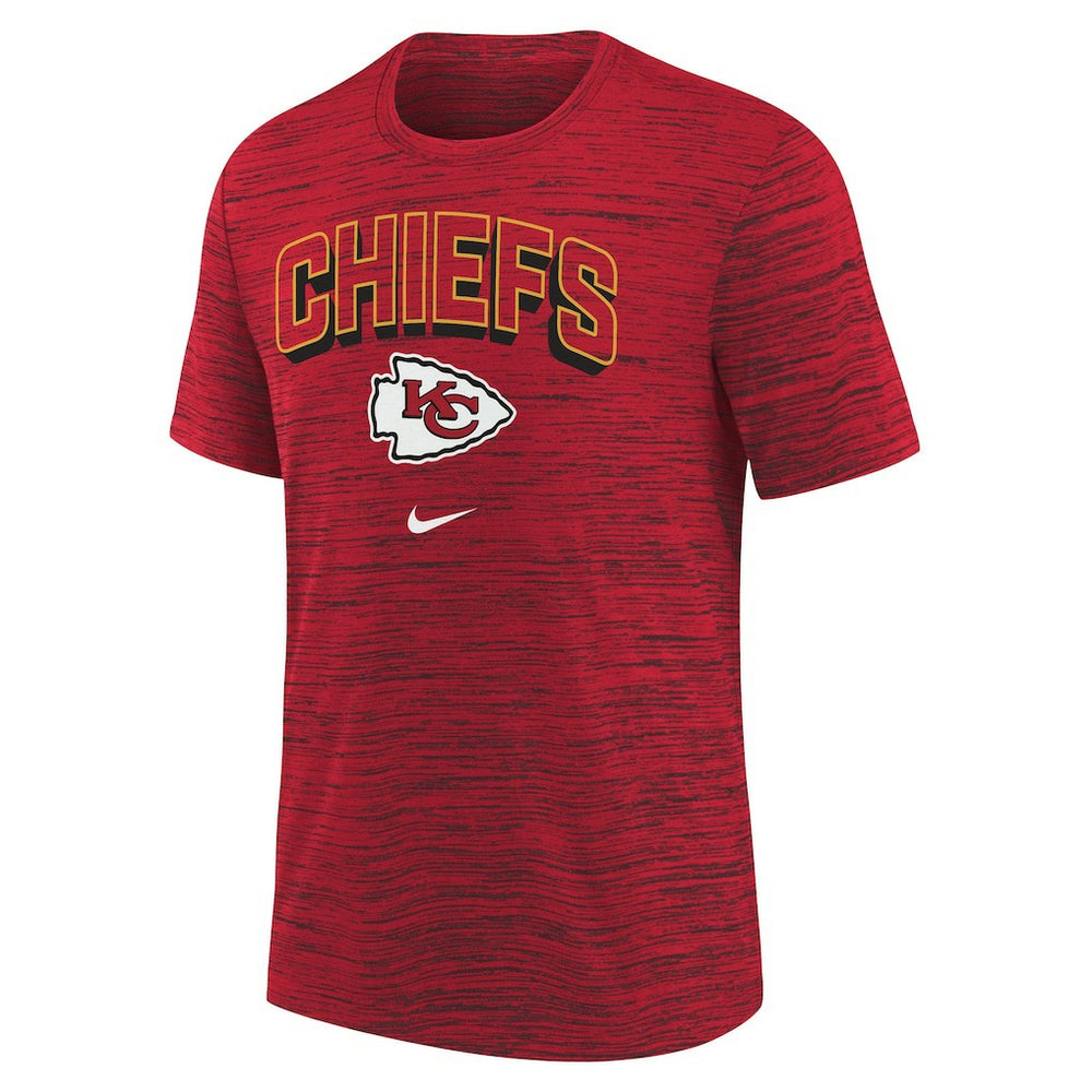 Nike Kansas City Chiefs Youth Sideline Velocity Performance T-Shirt Red