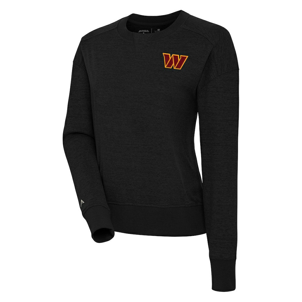 Washington Commanders Antigua Women's Forward Fleece Pullover Sweatshirt Black