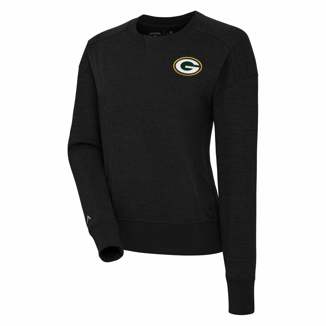 Green Bay Packers Antigua Women's Forward Fleece Pullover Sweatshirt Black