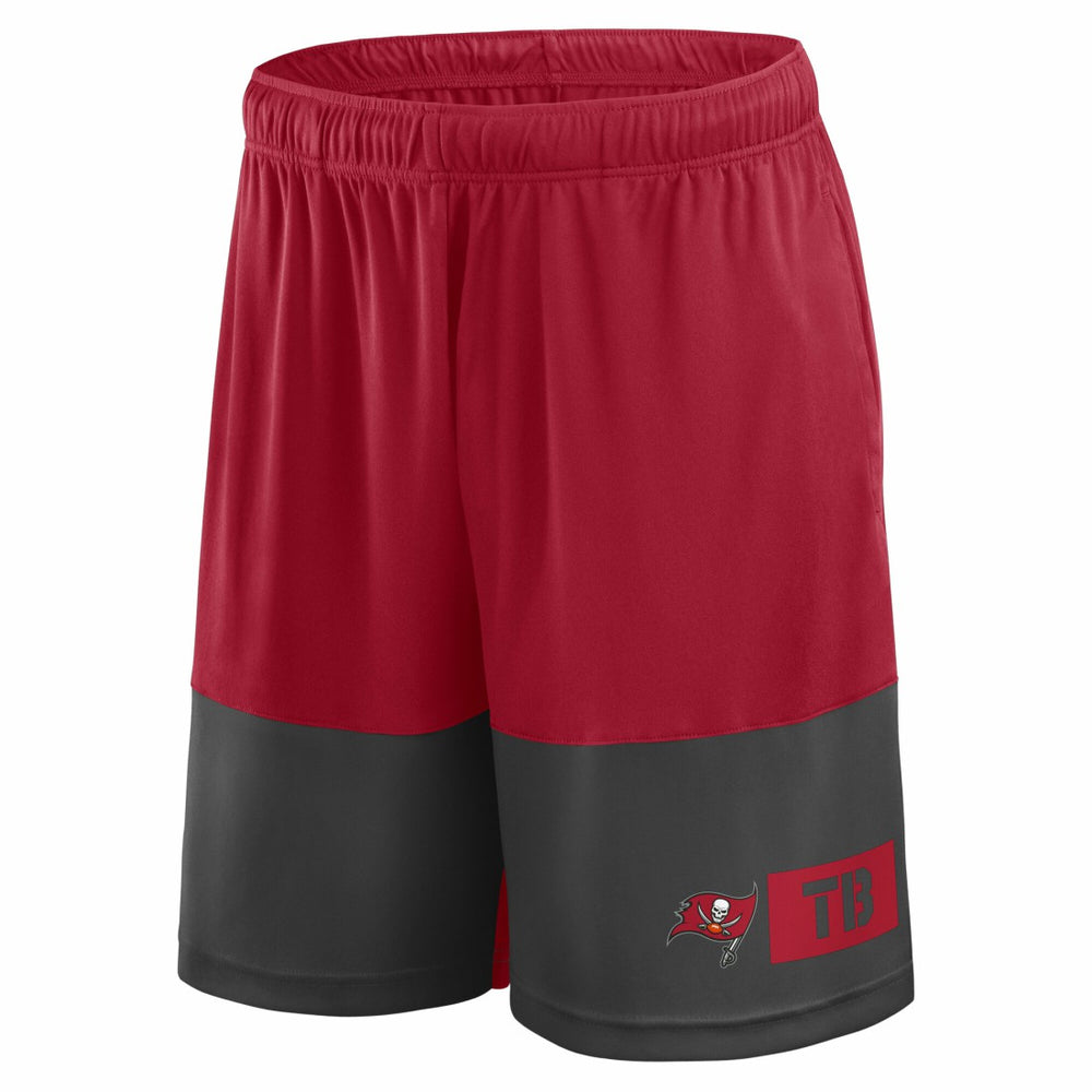 Fanatics Tampa Bay Buccaneers Big & Tall Best of the Best Performance Shorts Red/Pewter