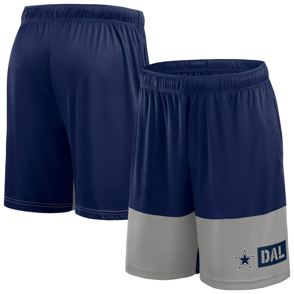 Fanatics Dallas Cowboys Big & Tall Best of the Best Performance Shorts Navy/Silver