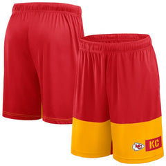 Fanatics Kansas City Chiefs Big & Tall Best of the Best Performance Shorts Red/Gold