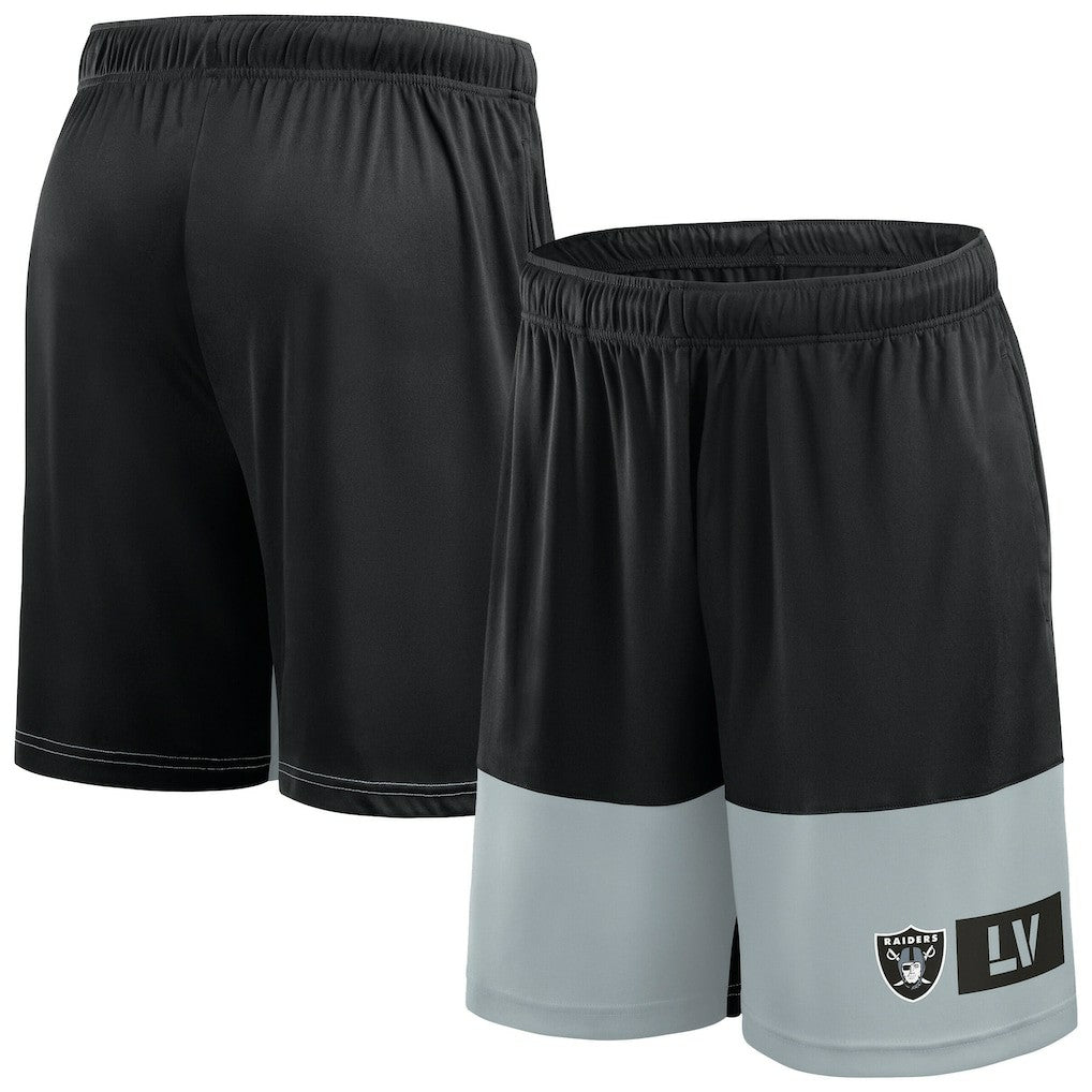 Fanatics Las Vegas Raiders Big & Tall Best of the Best Performance Shorts Black/Silver