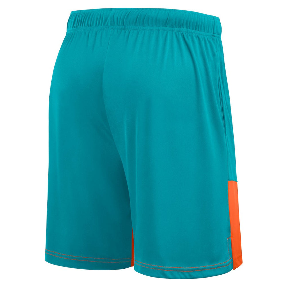 Fanatics Miami Dolphins Big & Tall Best of the Best Performance Shorts Aqua/Orange