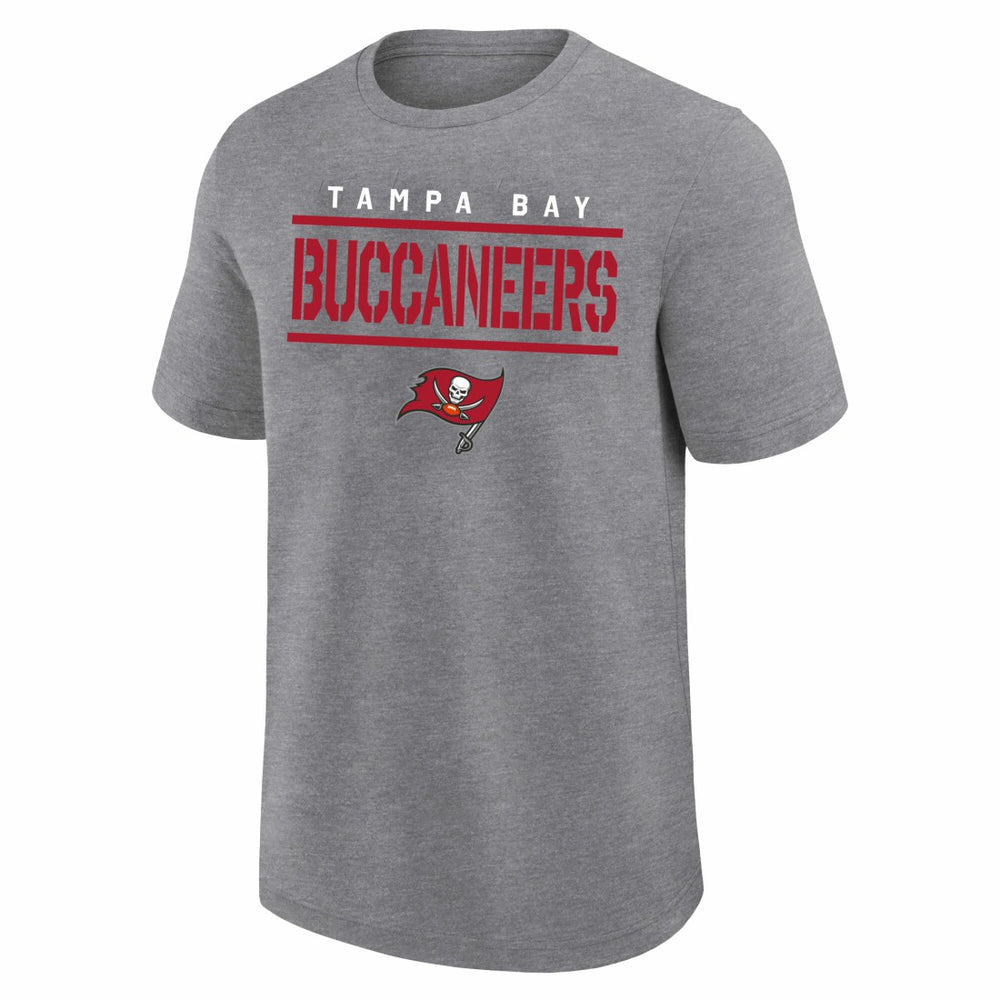 Fanatics Tampa Bay Buccaneers Big & Tall Top Notch T-Shirt Heather Gray