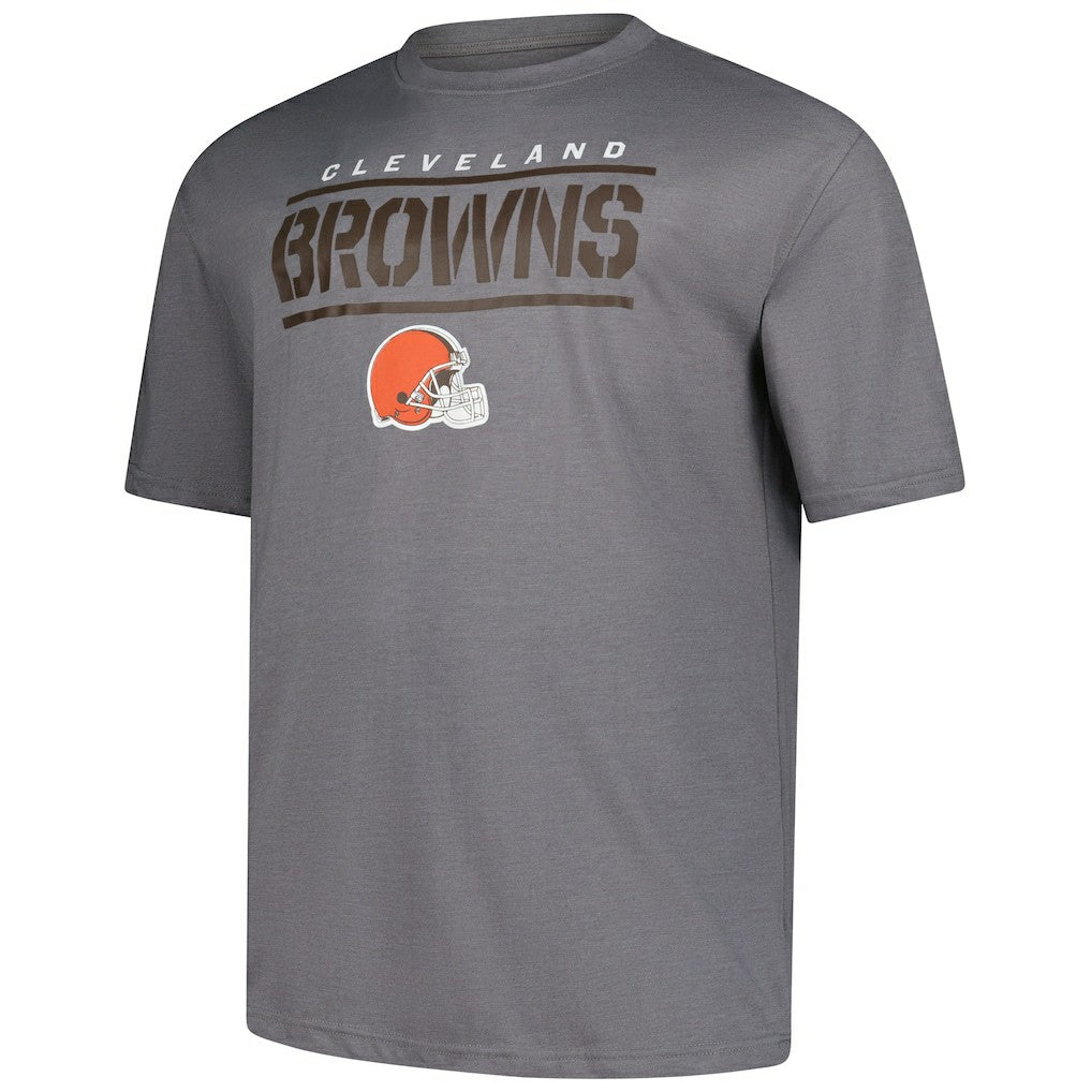 Fanatics Cleveland Browns Big & Tall Top Notch T-Shirt Heather Gray
