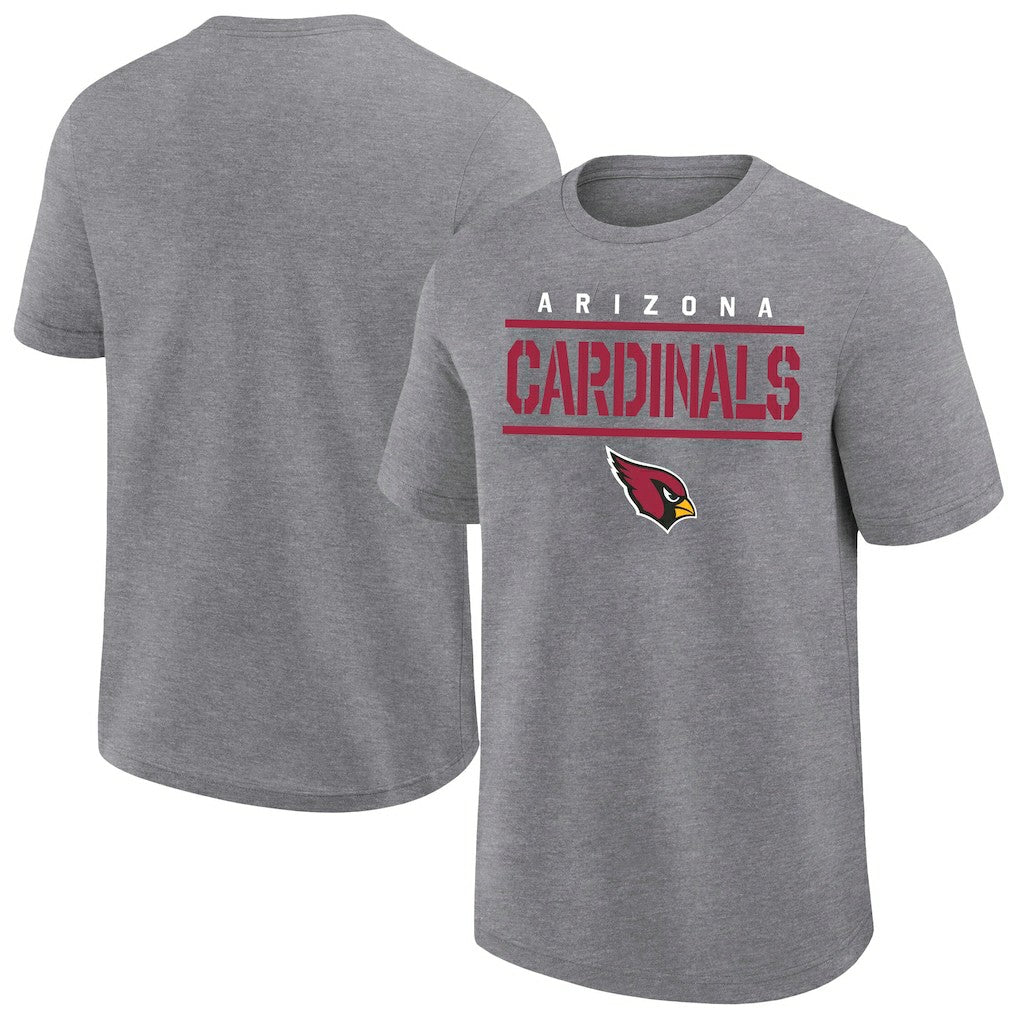 Fanatics Arizona Cardinals Big & Tall Top Notch T-Shirt Heather Gray