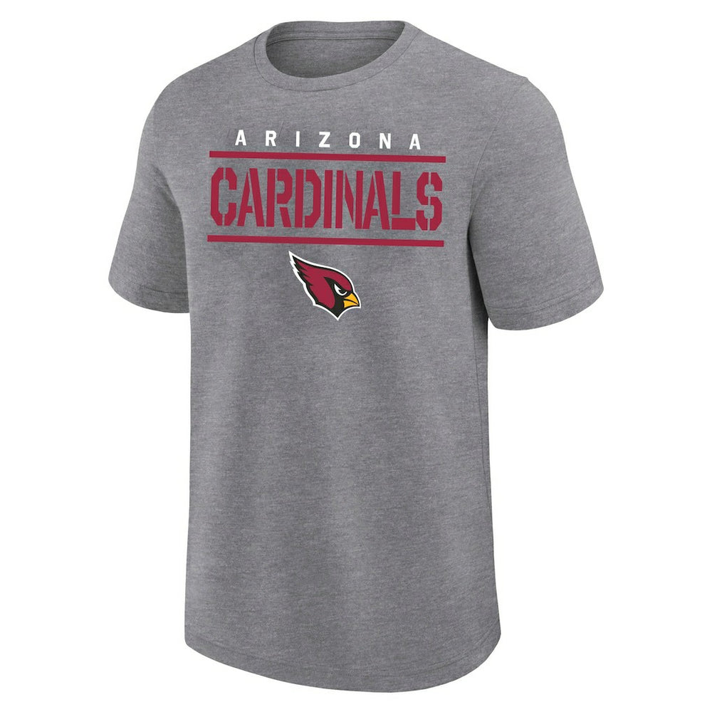 Fanatics Arizona Cardinals Big & Tall Top Notch T-Shirt Heather Gray