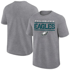 Fanatics Philadelphia Eagles Big & Tall Top Notch T-Shirt Heather Gray