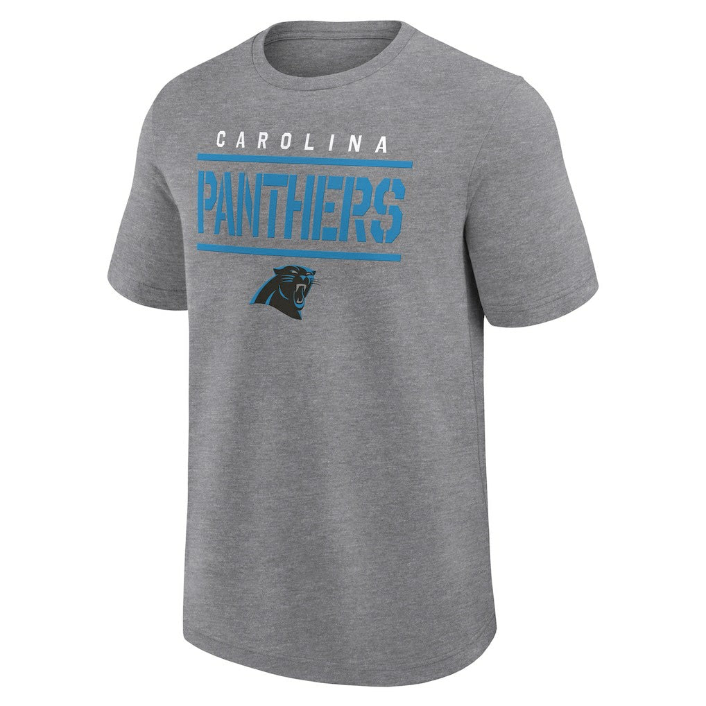 Fanatics Carolina Panthers Big & Tall Top Notch T-Shirt Heather Gray