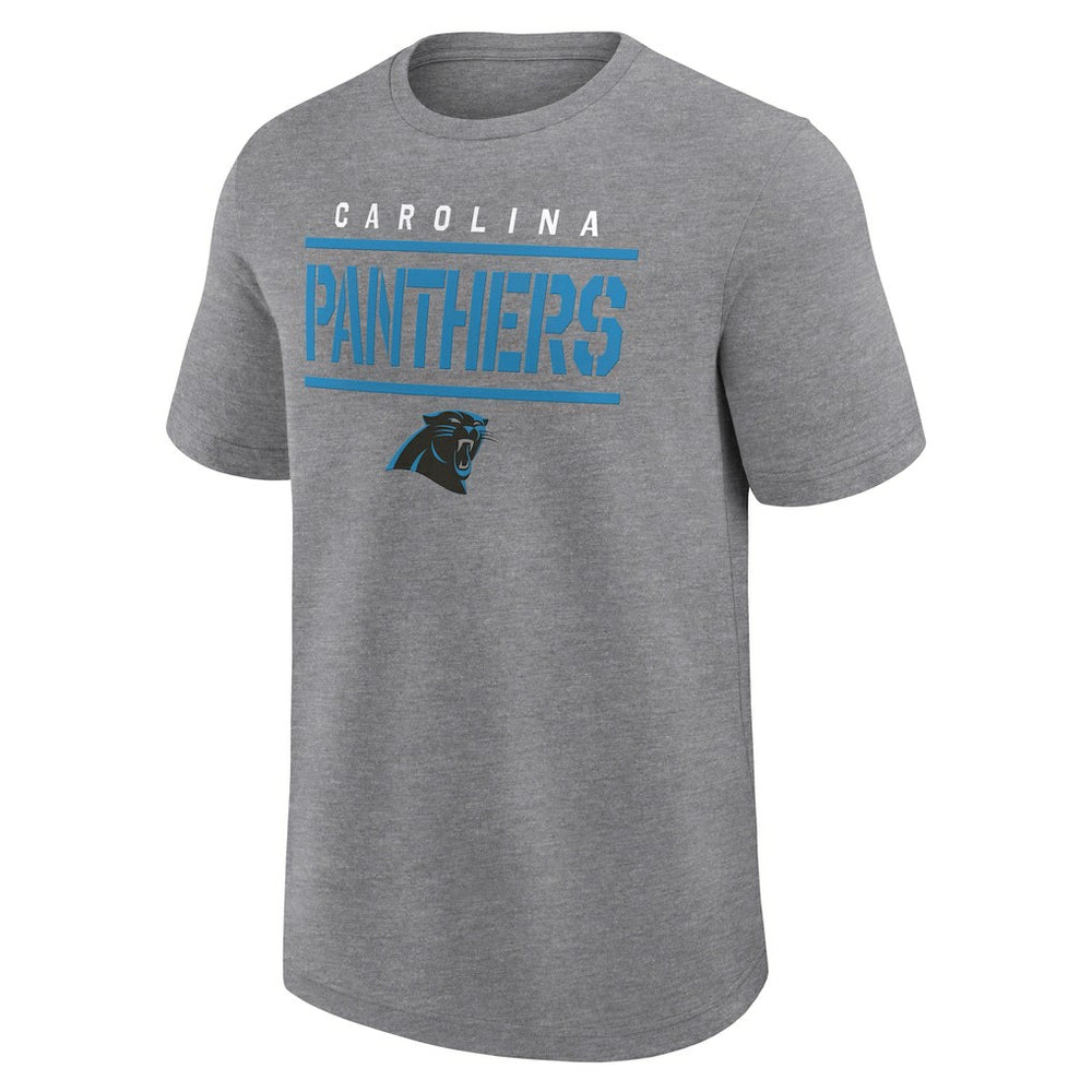 Fanatics Carolina Panthers Big & Tall Top Notch T-Shirt Heather Gray