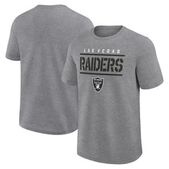 Fanatics Las Vegas Raiders Big & Tall Top Notch T-Shirt Heather Gray