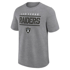 Fanatics Las Vegas Raiders Big & Tall Top Notch T-Shirt Heather Gray