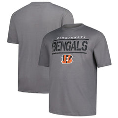 Fanatics Cincinnati Bengals Big & Tall Top Notch T-Shirt Heather Gray