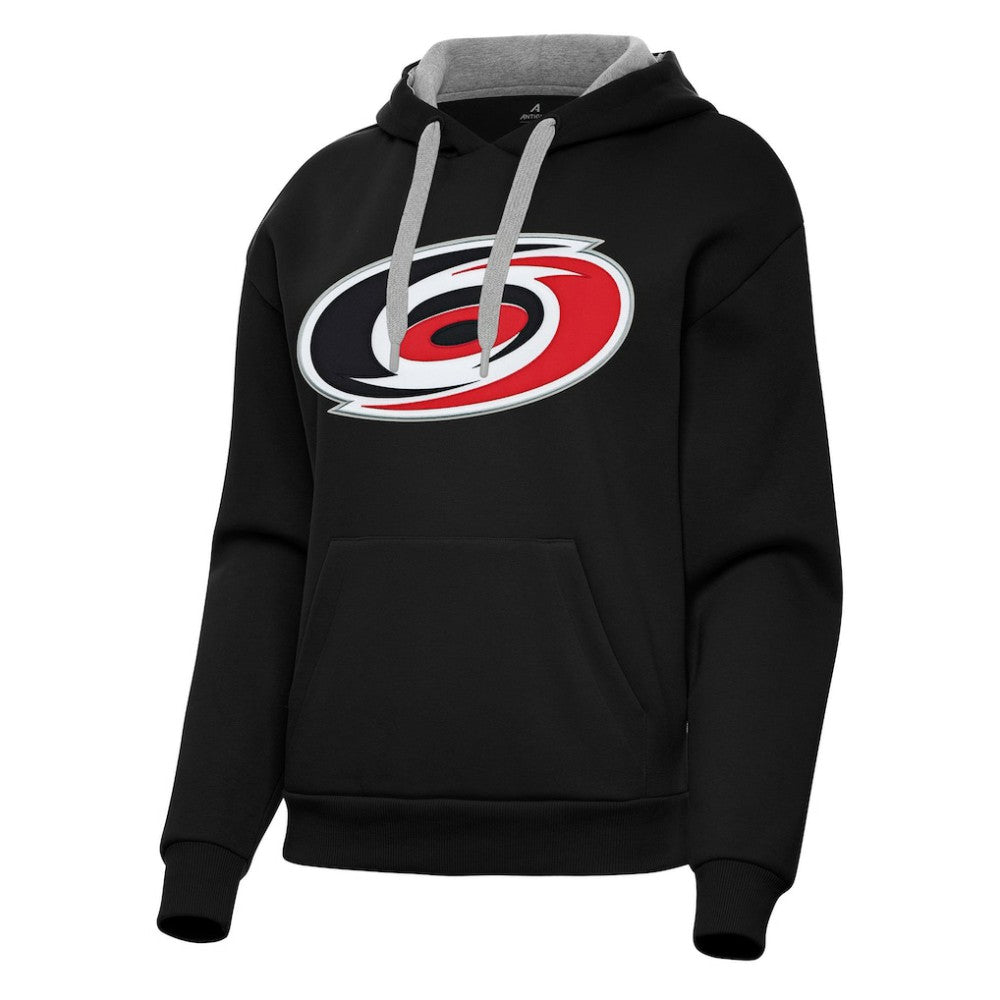 Carolina Hurricanes Antigua Women's Victory Pullover Hoodie - Black - NHL 202233392