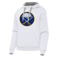 Buffalo Sabres Antigua Women's Victory Pullover Hoodie - White - NHL 202233404