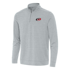 Carolina Hurricanes Antigua Bright Quarter-Zip Top - Heather Gray - NHL 202233613