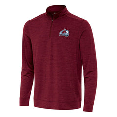 Colorado Avalanche Antigua Bright Quarter-Zip Top - Burgundy - NHL 202233615